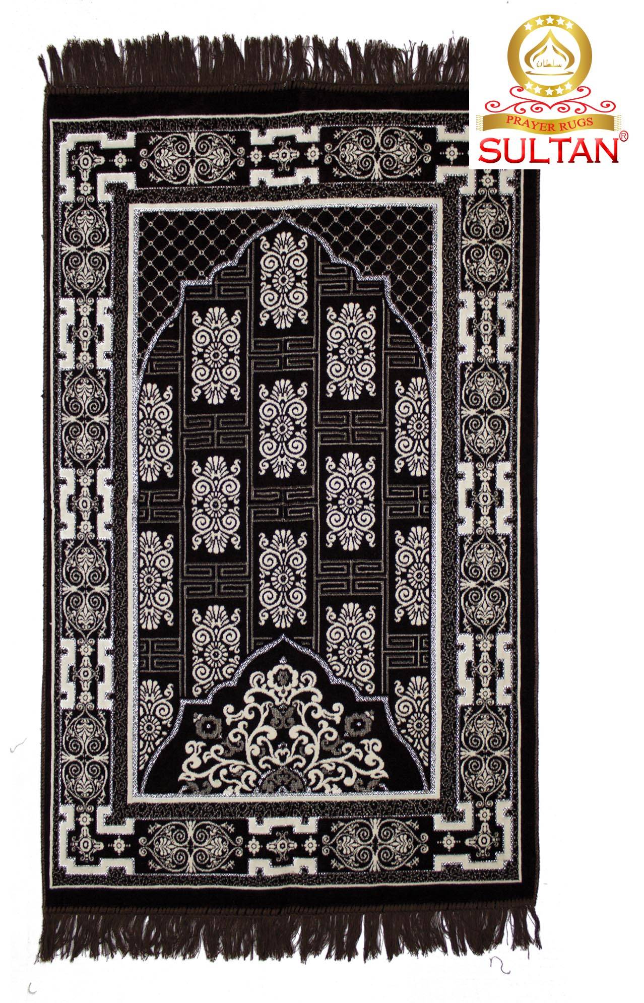 MUSLIM PRAYING MATS PREMIER SILVER SEJADAH MADE IN TURKEY